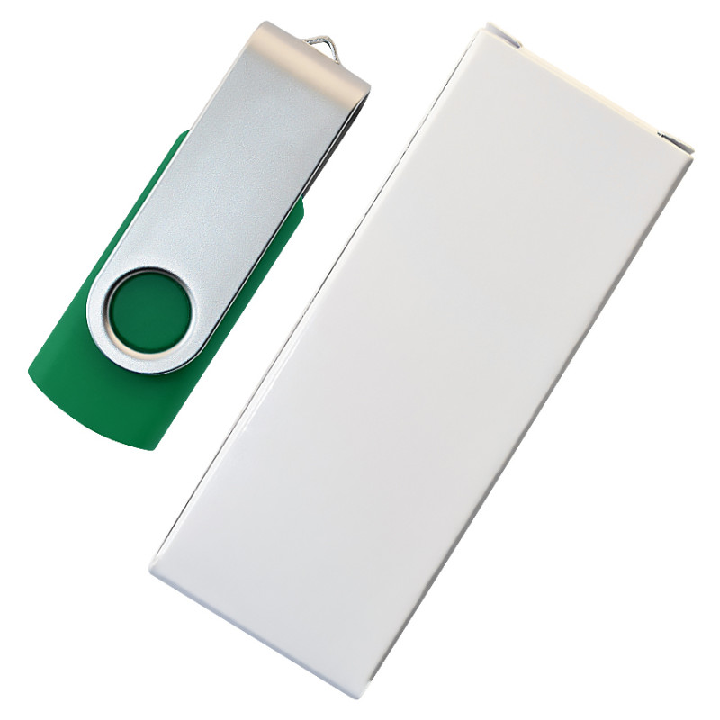 USB флеш-накопитель, 4ГБ, зеленый цвет