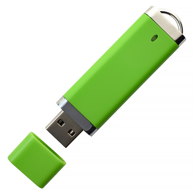 USB флеш-накопитель, 8ГБ, зеленый цвет