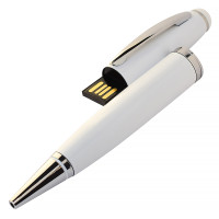 USB флеш-накопитель в виде Ручки, 8ГБ, белый цвет
