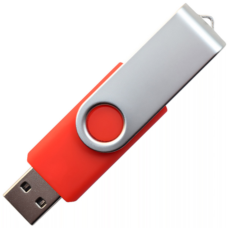 USB флеш-накопитель, 64МБ, красный цвет